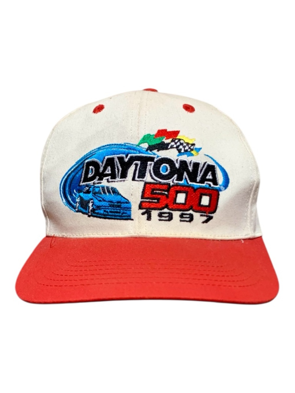 Vintage Daytona 500 1997 Embroidered Racing Snapback